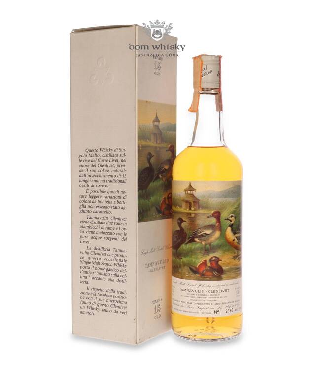 Tamnavulin- Glenlivet 15-letni Moon Import, The Birds / 45% / 0,75l