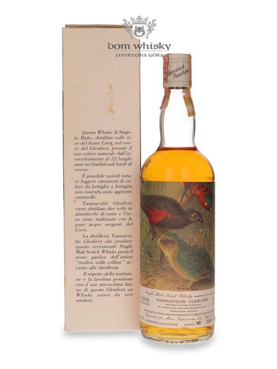 Tamnavulin-Glenlivet 1966 (Bottled 1988) Moon Import, The Birds / 45% / 0,7l