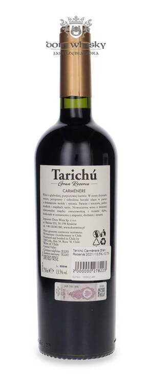 Tarichú Carménère Gran Reserva 2021 / 13,5% / 0,75l