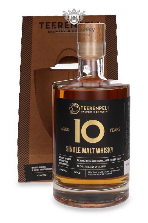 Teerenpeli 10-letni, Matured in Sherry and Bourbon Casks / 43%/ 0,5l