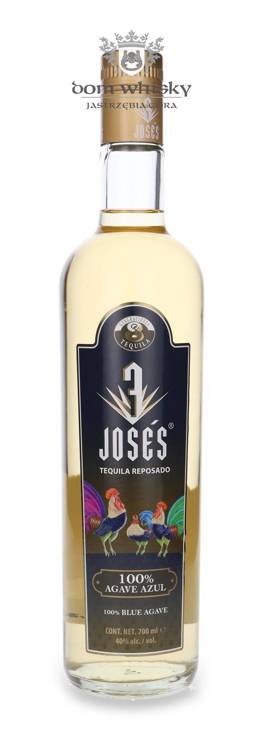 Tequila 3 Joses Reposado 100% Agave Azul  / 40% / 0,7l