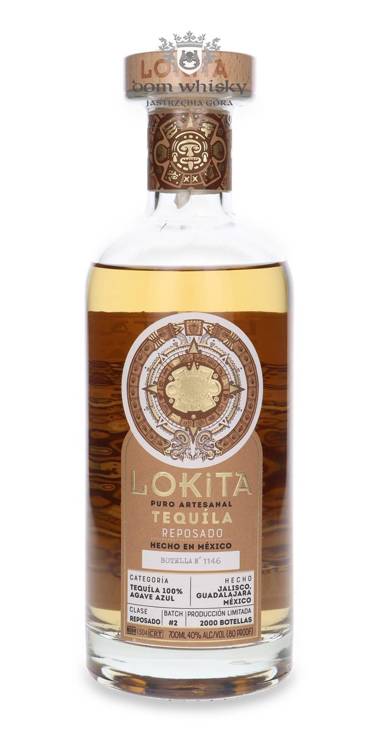 Tequila Lokita Reposado 100% Agave Azul / 40% / 0,7l