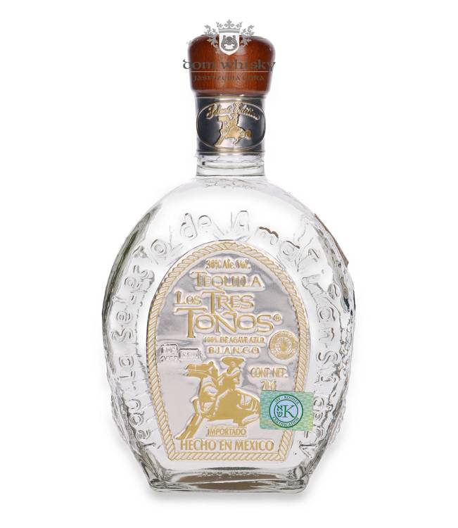 Tequila Los Tres Tonos Blanco 100% Agave / 38% / 0,7l