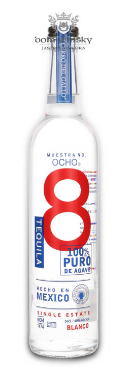 Tequila Ocho Blanco "Cerro Del Gallo" / 40% / 0,5l