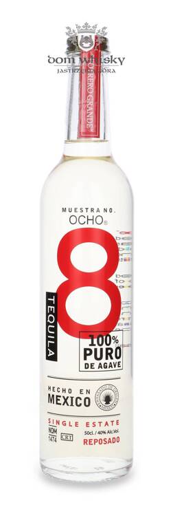 Tequila Ocho Reposado "Potrero Grande" / 40% / 0,5l