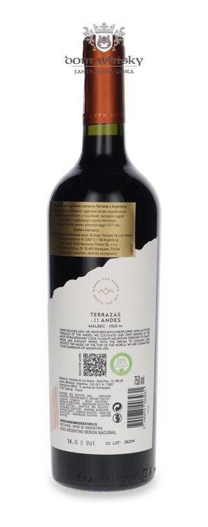 Terrazas de los Andes Malbec 2021 /14%/ 0,75l