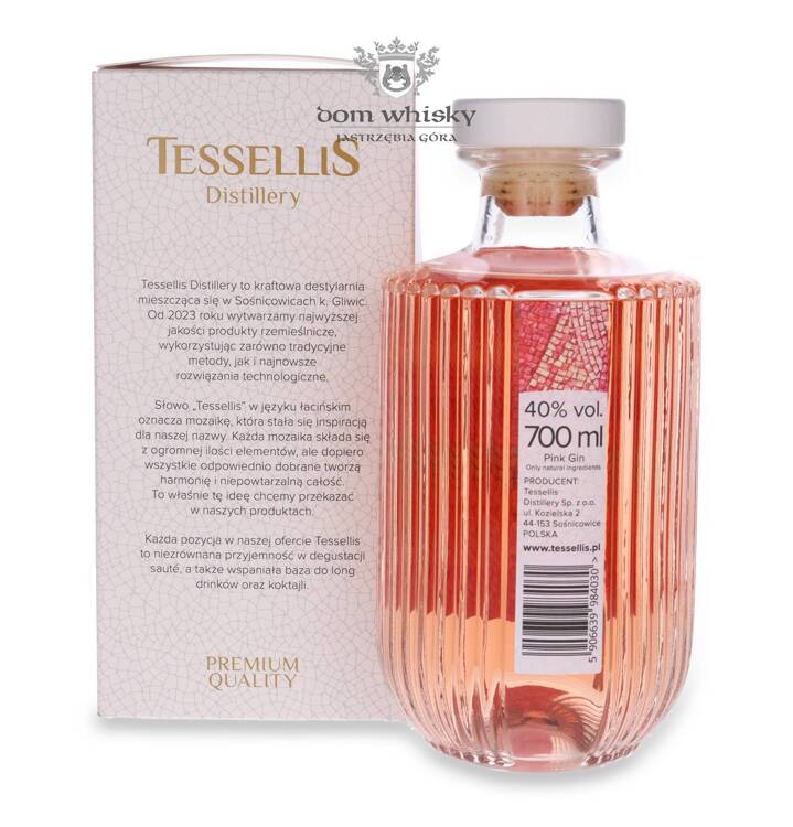 Tessellis Pink Gin / 40% / 0,7l