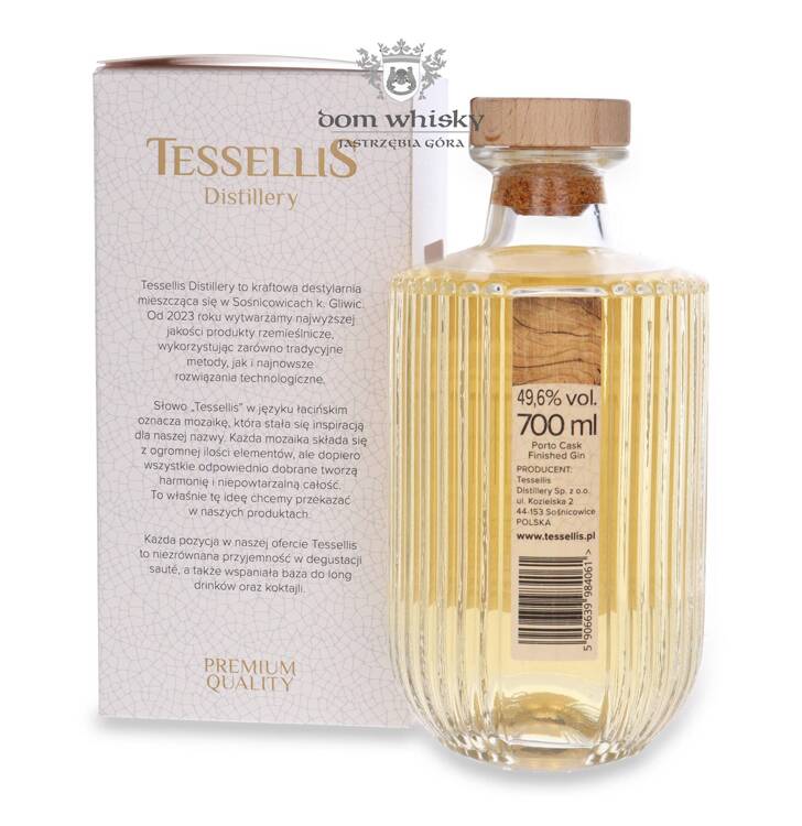 Tessellis Port Cask Finish Gin / 49,6% / 0,7l