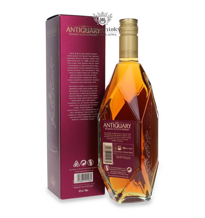 The Antiquary 15-letni Bordeaux Red Wine Cask Matured / 43% / 0,7l