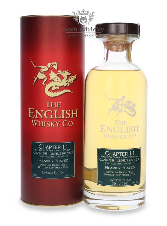 The English Whisky Chapter 11, Peated St. George’s Distillery / 59,7%/ 0,7l