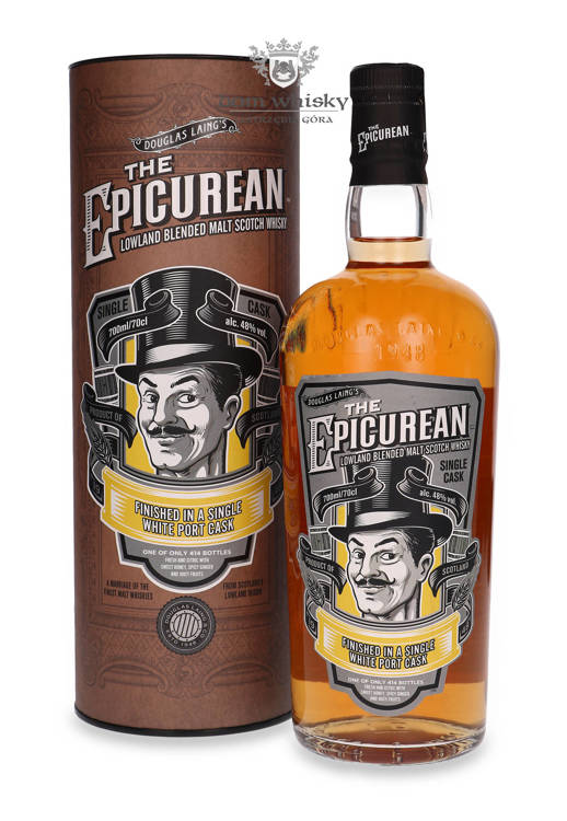 The Epicurean Lowland Blended Malt Finished in White Port Cask / 48% / 0,7l