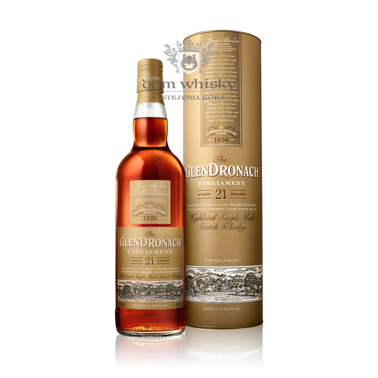 The GlenDronach Single Malt Scotch Whisky Parliament 21-letni / 48% / 0,7l