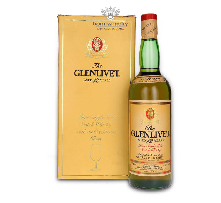 The Glenlivet 12-letni (Bottled 1980s) Kieliszek gratis / 43% / 0,75l