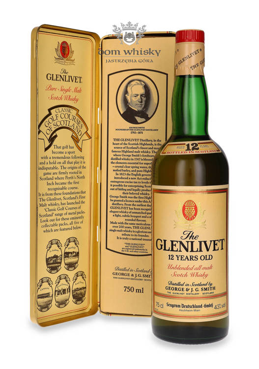 The Glenlivet 12-letni, Classic Golf Courses, Carnoustie / 43% / 0,75l