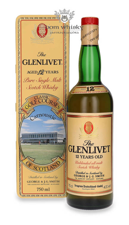 The Glenlivet 12-letni, Classic Golf Courses, Carnoustie / 43% / 0,75l