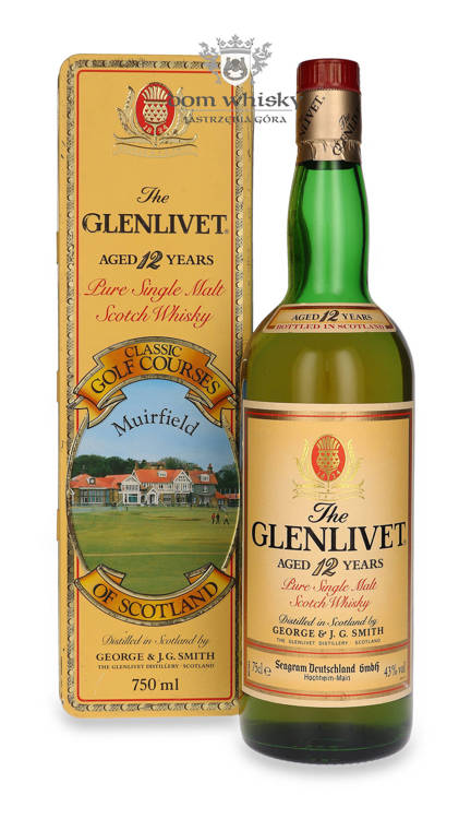 The Glenlivet 12-letni, Classic Golf Courses, Muirfield  / 43% / 0,75l