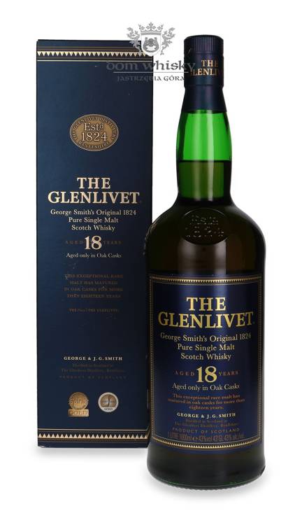 The Glenlivet 18-letni / 43% / 1,0l
