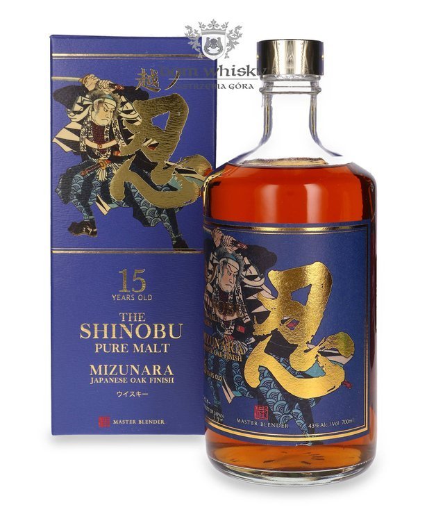 The Koshi-No Shinobu 15-letni Pure Malt Mizunara Oak Finish / 43%/ 0,7l