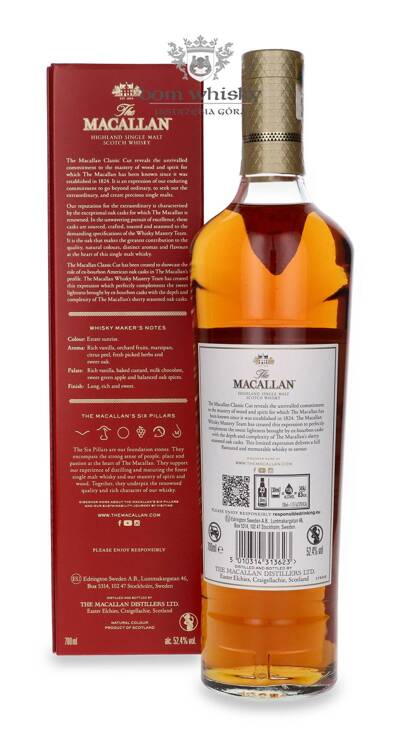 The Macallan Classic Cut 2024 Edition / 52,4%/ 0,7l