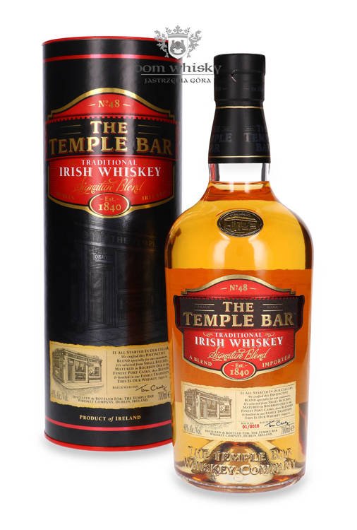 The Temple Bar Traditional Irish Whiskey / 40%/ 0,7l