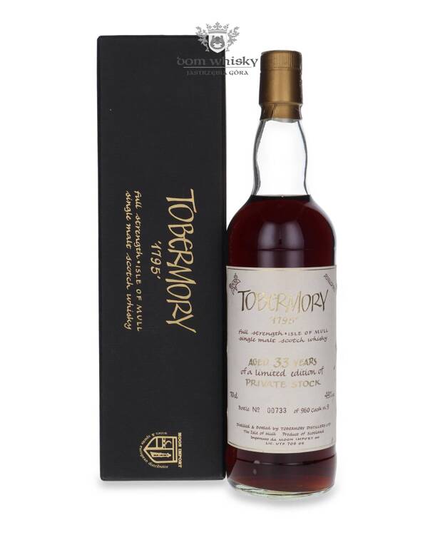 Tobermory 1972 Private Stock, 33-letni, Moon Import / 49% / 0,7l	