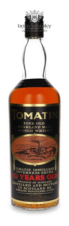 Tomatin 10-letni (Bottled 1980s) /Bez opakowania/ 43%/ 0,75l