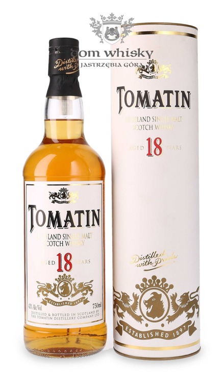 Tomatin 18-letni Old Label / 43% / 0,75l
