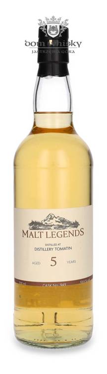 Tomatin 5-letni Malt Legends Cask No.949 / 59,8% / 0,7l