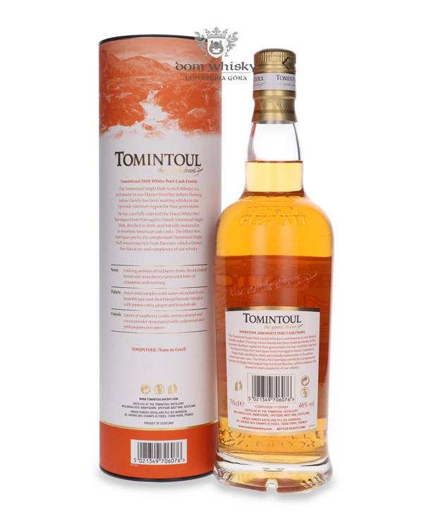 Tomintoul 14-letni Limited 2008 Edition Finished in White Port Casks / 46% / 0,7l