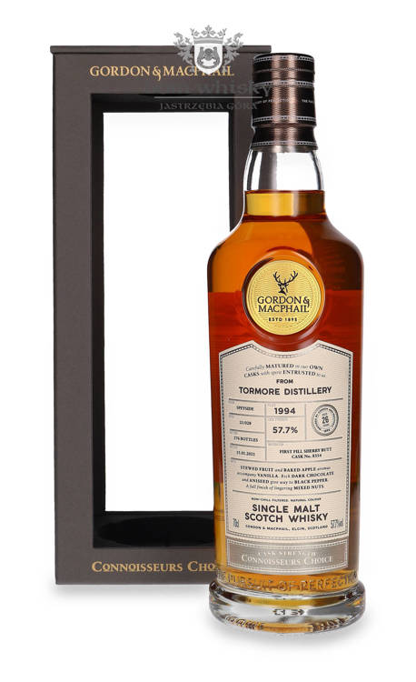 Tormore 26-letni (D.1994, B.2021) Gordon & MacPhail / 57,7%/ 0,7l