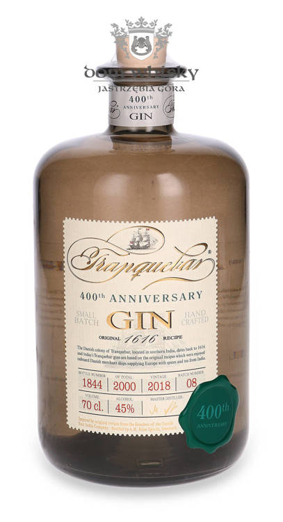 Tranquebar 400th Anniversary Gin / 45% / 0,7l