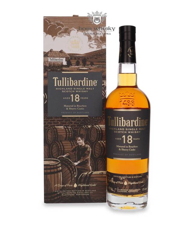 Tullibardine 18-letni Bourbon & Sherry Casks Matured / 43% / 0,7l