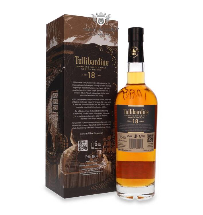 Tullibardine 18-letni Bourbon & Sherry Casks Matured / 43% / 0,7l