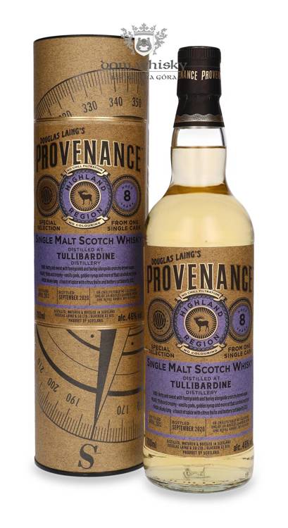 Tullibardine 8-letni (D.2012, B.2020) Provenance / 46%/ 0,7l