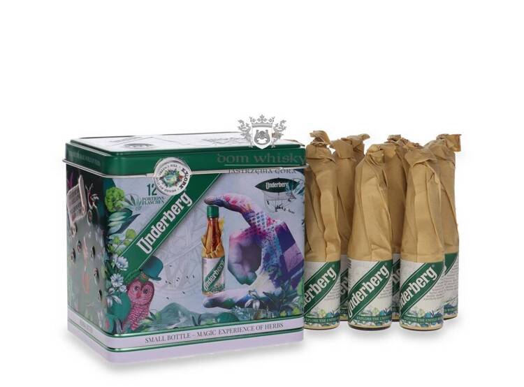 Underberg Bitters  44% / Tin box / 12 x 0,02l