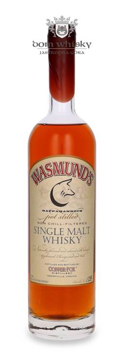 Wasmund’s Rappahannock Single Malt Whisky, Batch # 128 /48%/ 0,75l