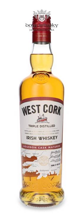 West Cork Blended Irish Whiskey Bourbon Cask / 40% / 0,7l