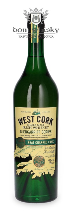 West Cork Glengarriff Peat Charred Cask / 43%/ 0,7l