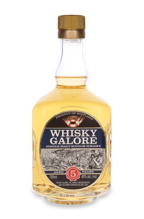 Whisky Galore 5-letni, Single Malt / 40% / 0,7l