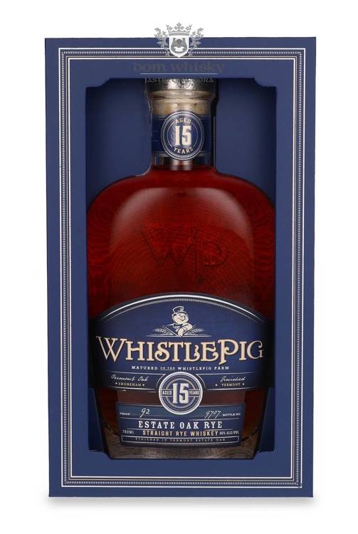 WhistlePig 15-letni Estate Oak Rye / 46%/ 0,7l