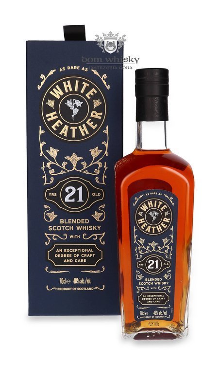 White Heather 21-letni Blended Scotch Whisky (Glenallachie) / 48% / 0,7l