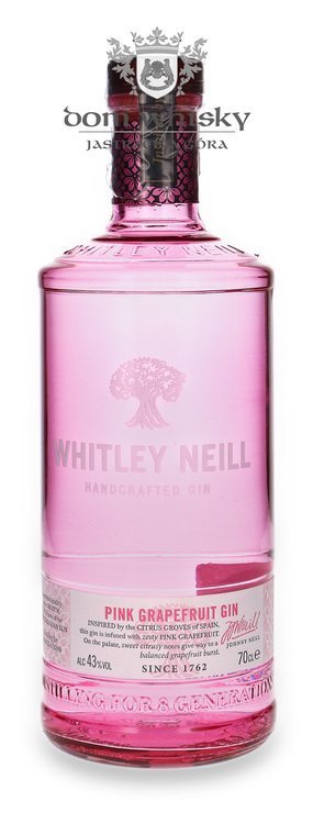 Whitley Neill Handcrafted Pink Grapefruit Gin / 43% / 0,7l