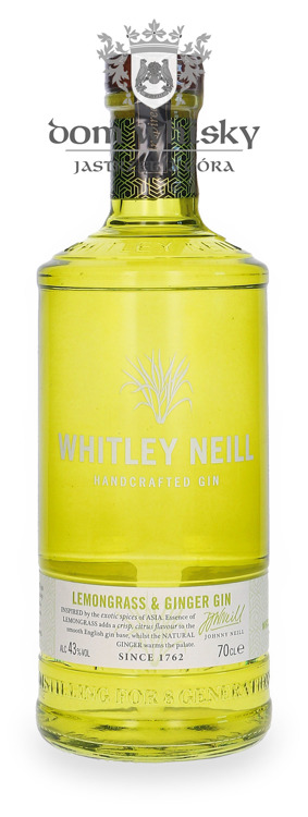 Whitley Neill Lemongrass & Ginger Gin / 43%/ 0,7l