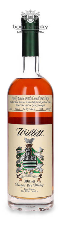 Willett Family Estate Small Batch Rye 4-letni / 56,4%/ 0,7l