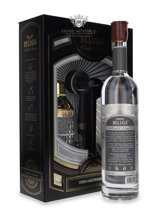 Wódka Beluga Gold Line + shaker / 40% / 0,7l