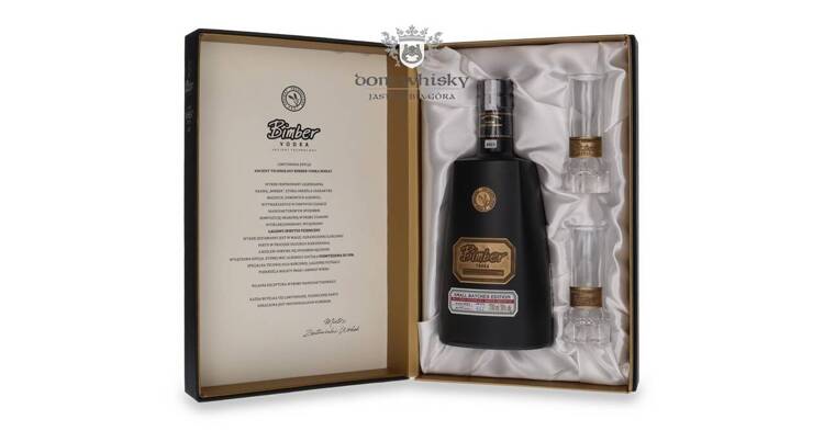 Wódka Bimber Wheat Small Batch Edition 2023 + 2 kieliszki / 50% / 0,7l