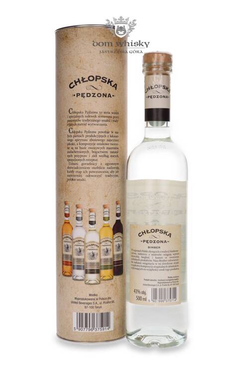 Wódka Chłopska Pędzona Bimber / 43% / 0,5l