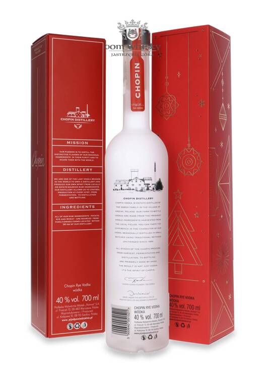 Wódka Chopin Rye Christmas Edition/ 40% / 0,7l