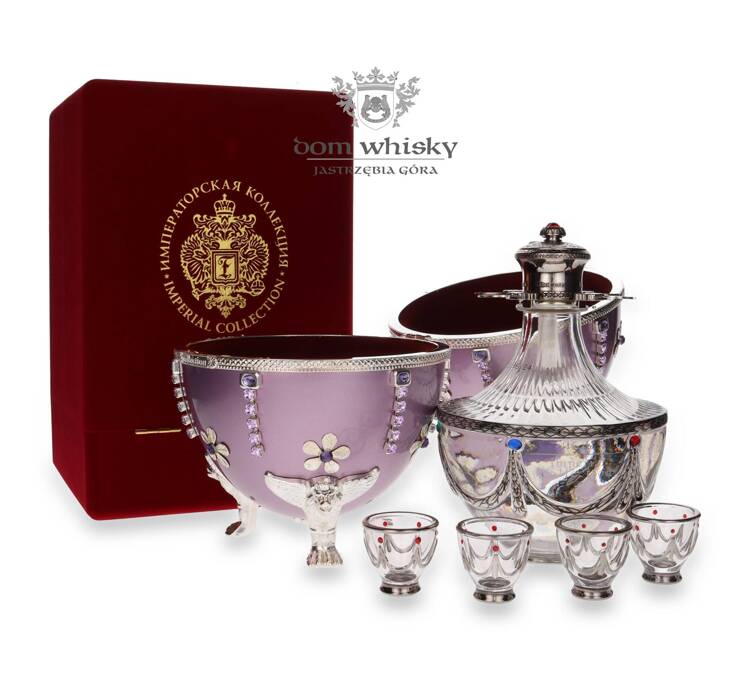 Wódka Imperial Collection Fabergé Lilac With Stones and Flowers / 40% / 0,7l