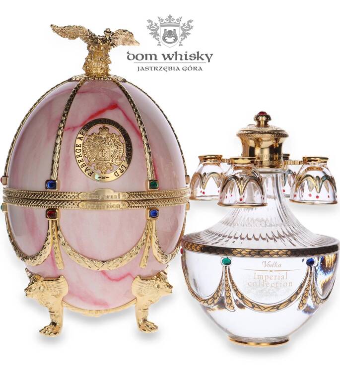 Wódka Imperial Collection Fabergé Pink Marble / 40% / 0,7l